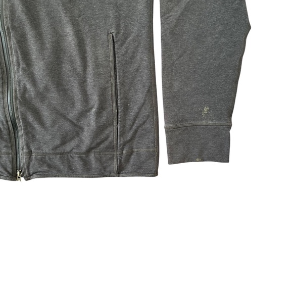Lululemon Mens Hoodie Jacket Size L Grey Full Zip Up Stretch Full Sleeve Gym - Picture 5 of 9